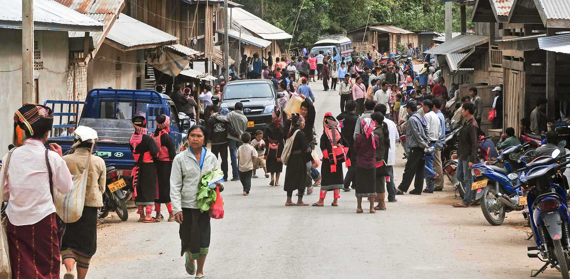 Old Town in Muang La, Laos